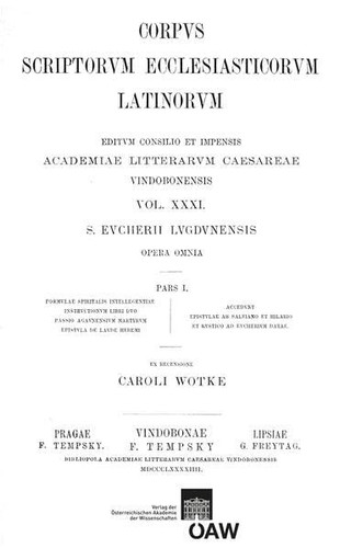 Eucherius Opera