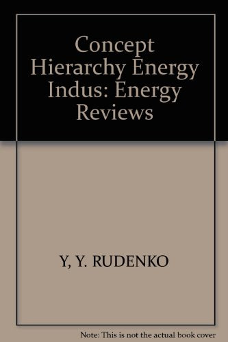Concept of Hierarchy in the Energy Industry (Soviet Technology Reviews Series, Section A)