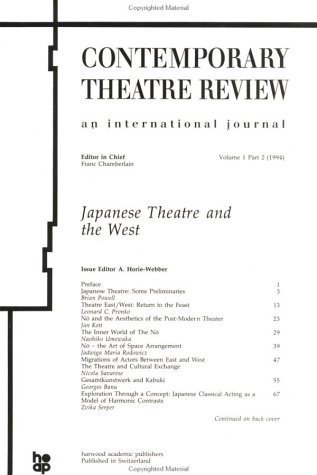 Japanese Theatre and the West