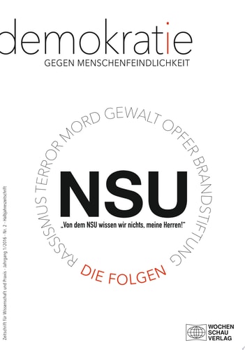 NSU. Die Folgen Demokratie gegen Menschenfeindlichkeit 2/2016