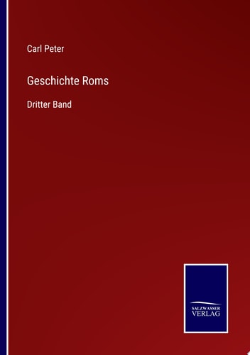 Geschichte Roms Dritter Band