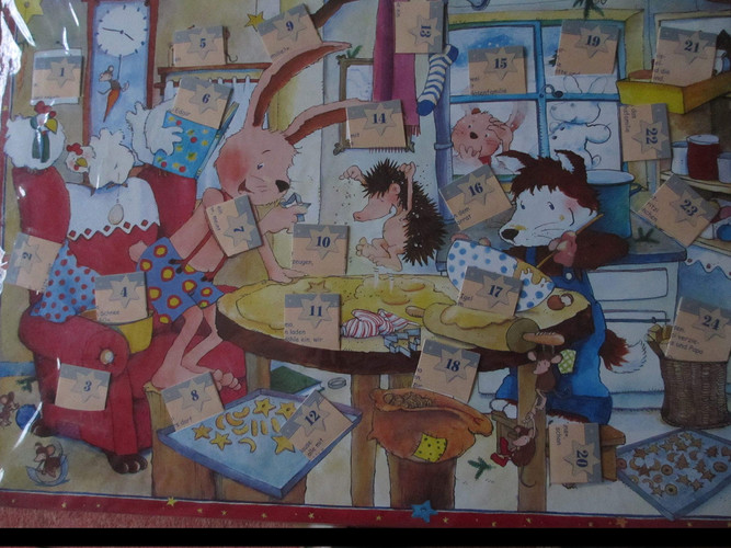 Adventskalender, Rötte feiert Weihnachten