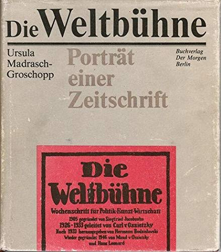 Die Weltbühne: Porträt einer Zeitschrift (German Edition)
