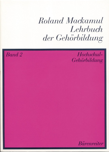 Lehrbuch der Gehörbildung Elementare Gehörbildung