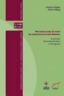Weiterbildung Älterer im demographischen Wandel empirische Bestandsaufnahme und Prognose