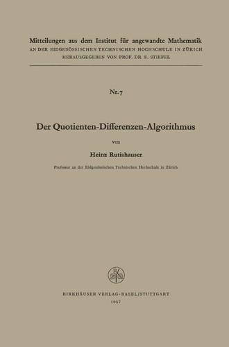 Der Quotienten-Differenzen-Algorithmus
