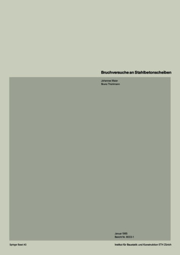 Bruchversuche an Stahlbetonscheiben