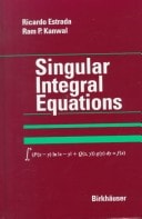 Singular integral equations