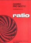 Pro Sestio. Mit Begleittexten. Mit Texten zu Grundfragen der theoretisch Rhetorik. (Lernmaterialien)