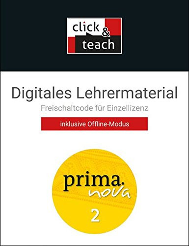 Prima.nova Latein lernen/prima.nova click & teach 2 Box Gesamtkurs Latein/Digitales Lehrermaterial (Karte mit Freischaltcode)