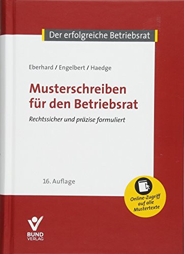 Musterschreiben für den Betriebsrat rechtssicher und präzise formuliert