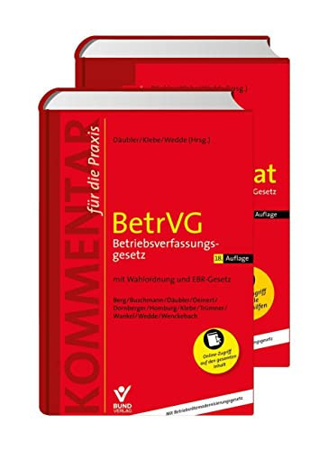 Kombi-Paket BetrVG (18. Auflage) + Arbeitshilfen (5. Auflage) BetrVG - Betriebsverfassungsgesetz + Arbeitshilfen für den Betriebsrat