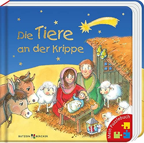 Die Tiere an der Krippe mein Puzzlebuch