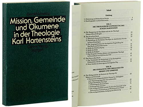 Mission, Gemeinde und Ökumene in der Theologie Karl Hartensteins (Calwer theologische Monographien) (German Edition)