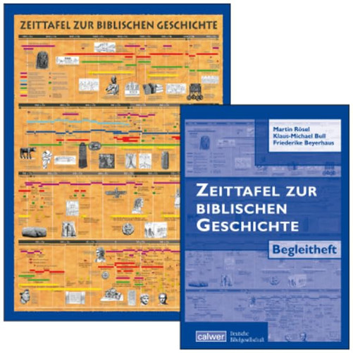 Kombi-Paket: Zeittafel zur biblischen Geschichte Zeittafel zur biblischen Geschichte gefalzt und Begleitheft