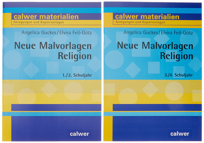 Neue Malvorlagen Religion - Kombi-Paket: 1./2. Schuljahr und 3./4. Schuljahr