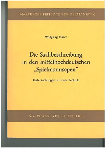 Die Sachbeschreibung in den mittelhochdeutschen "S