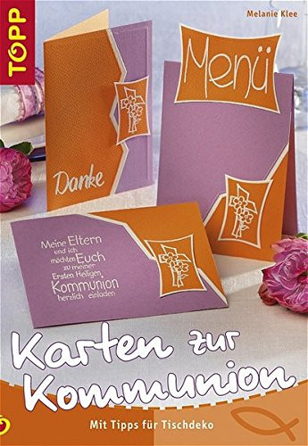 Karten zur Kommunion mit Tipps für Tischdeko