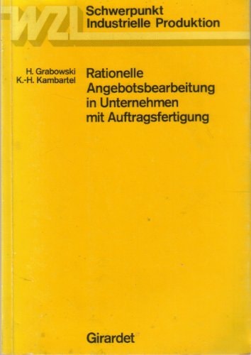 Rationelle Angebotsbearbeitung in Unternehmen mit Auftragsfertigung