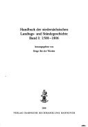Handbuch der niedersächsischen Landtags- und Ständegeschichte
