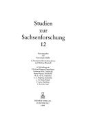 Studien zur Sachsenforschung