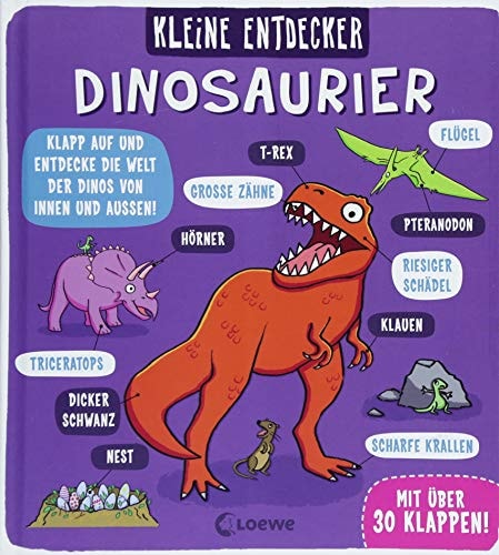Kleine Entdecker - Dinosaurier klapp auf und entdecke die Welt der Dinos von innen und aussen! : mit über 30 Klappen!