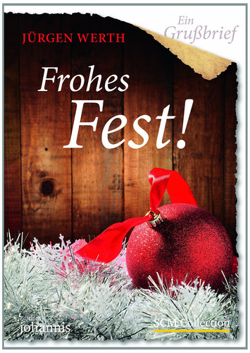 Ein Grußbrief - Frohes Fest! - 5 Stück
