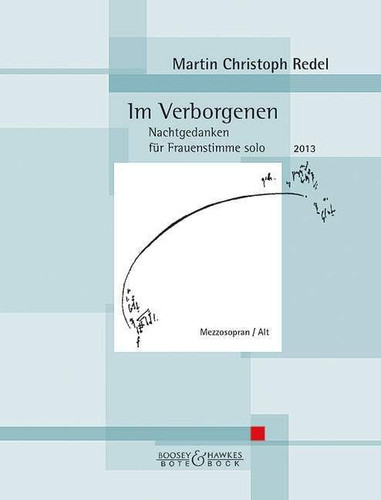 Im Verborgenen Nachtgedanken für Frauenstimme solo. op. 77. Mezzo-Sopran (Alt) Solo.