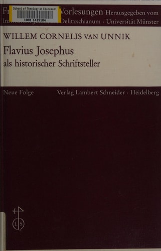 Flavius Josephus als historischer Schriftsteller (Franz-Delitzsch-Vorlesungen) (German Edition)