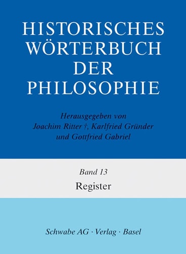 Historisches Worterbuch der Philosophie Gesamtwerk