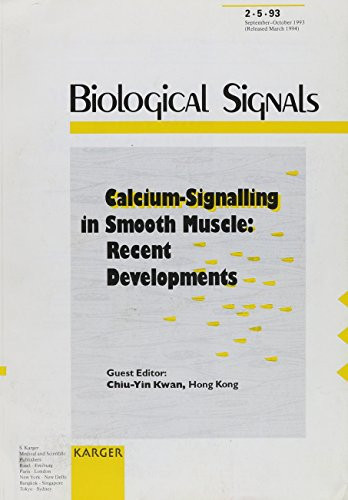 Calcium-Signalling in Smooth Muscle Recent Development
