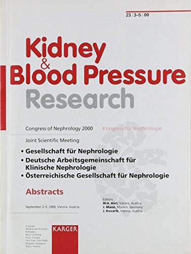 Congress of Nephrology 2000