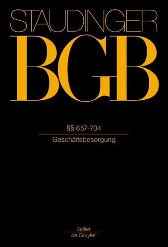 §§ 657-704 (Geschäftsbesorgung)
