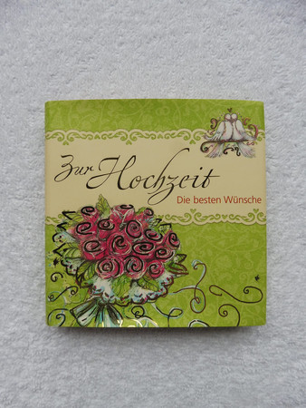 Zur Hochzeit die besten Wünsche