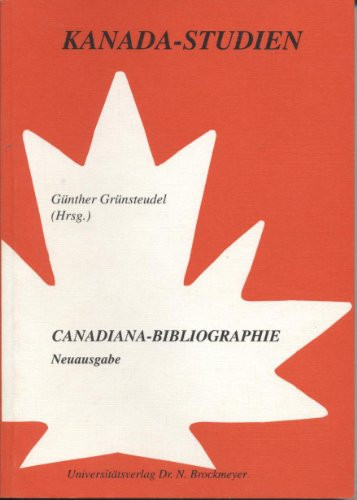 Canadiana-Bibliographie Veröffentlichungen deutschsprachiger Kanadisten