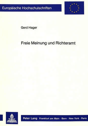 Freie Meinung und Richteramt
