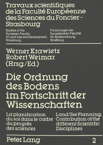 Die Ordnung des Bodens im Fortschritt der Wissenschaften