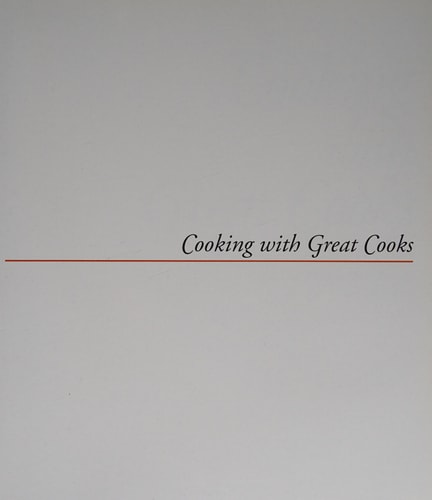 Cooking with Great Cooks