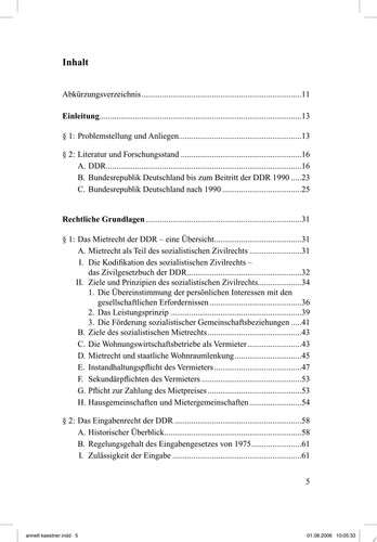 Eingaben im Zivilrecht der DDR eine Untersuchung von Eingaben zu mietrechtlichen Ansprüchen aus den Jahren 1986 und 1987