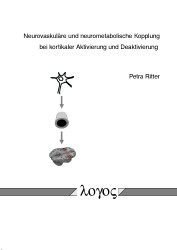 Neurovaskulare Und Neurometabolische Kopplung Bei Kortikaler Aktivierung Und Deaktivierung (German Edition)