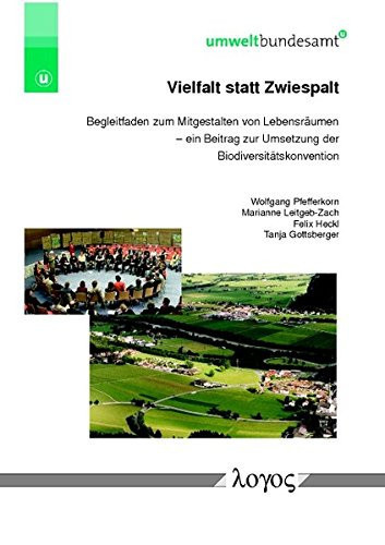 Vielfalt statt Zwiespalt Begleitfaden zum Mitgestalten von Lebensräumen -- ein Beitrag zur Umsetzung der Biodiversitätskonvention