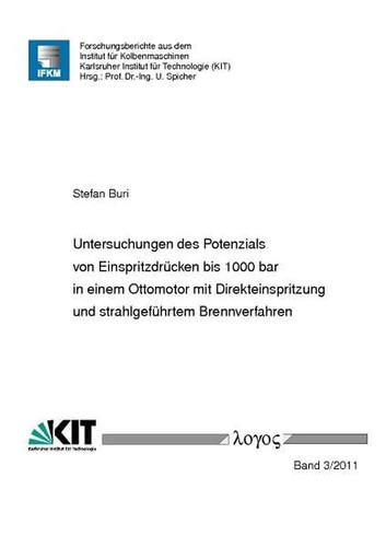 Untersuchungen des Potenzials von Einspritzdrücken bis 1000 bar in einem Ottomotor mit Direkteinspritzung und strahlgeführtem Brennverfahren