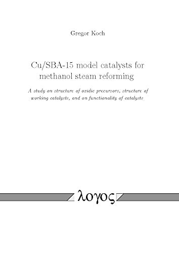 Cu/SBA-15 Model Catalysts for Methanol Steam Reforming A Study on Structure of Oxidic Precursors, Catalysts, and on Functionality of Catalysts