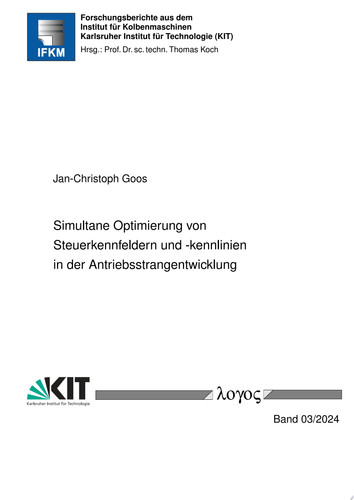 Simultane Optimierung von Steuerkennfeldern und -kennlinien in der Antriebsstrangentwicklung
