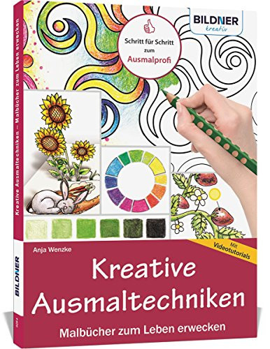 Kreative Ausmaltechniken Malbücher zum Leben erwecken