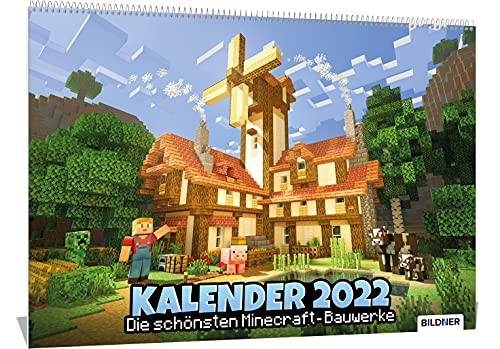 Kalender 2022 - Die schönsten Minecraft-Bauwerke