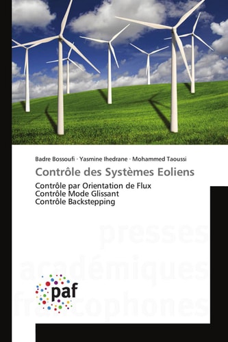 Contrôle des Systèmes Eoliens Contrôle par Orientation de FluxContrôle Mode GlissantContrôle Backstepping