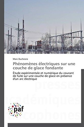 Phénomènes électriques sur une couche de glace fondante Étude expérimentale et numérique du courant de fuite sur une couche de glace en présence d'un arc électrique