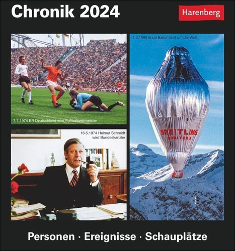 Chronik Tagesabreißkalender 2024 Kulturkalender - Personen, Ereignisse, Schauplätze