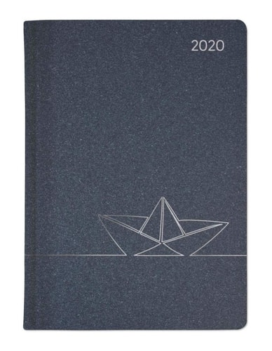 Ladytimer Style Origami 2020 - Taschenplaner - Taschenkalender A6 - Weekly - 192 Seiten - Metallicprägung Origami - Terminplaner